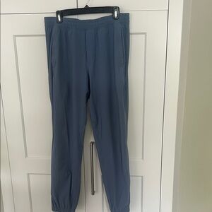 Men lululemon pacemaker Blue Elastic Waist Jogger Pants